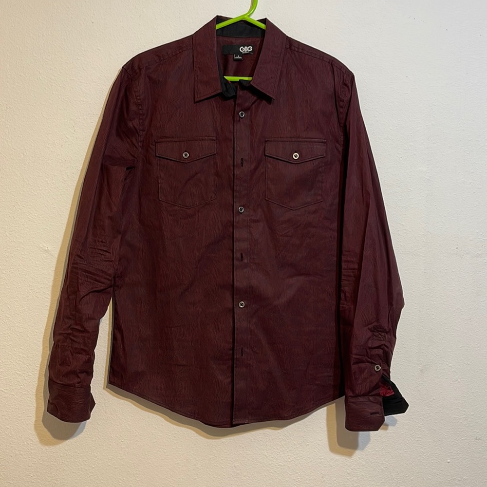 GBG button down shirt for men size small